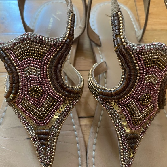 Beaded Anthropologie Sandals - Picture 3 of 5